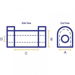 Stabilisator - Buchsen zur Befestigung an Karosserie