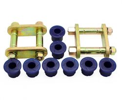 Schmierbare Sch&auml;kel mit Buchsen - nur hintere Federbefestigung für Nissan Navara D22 - Alle (1997 - 2008), Art.-Nr. KIT0136RSK