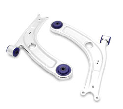 Supaloy Aluminium Querlenker Kit mit Duroball und Nachlaufanpassung für Skoda Octavia 5E5 - Allradantrieb (2012 - 2020), Art.-Nr. ALOY0018K